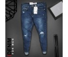 Classic Distressed Denim Jeans For Men